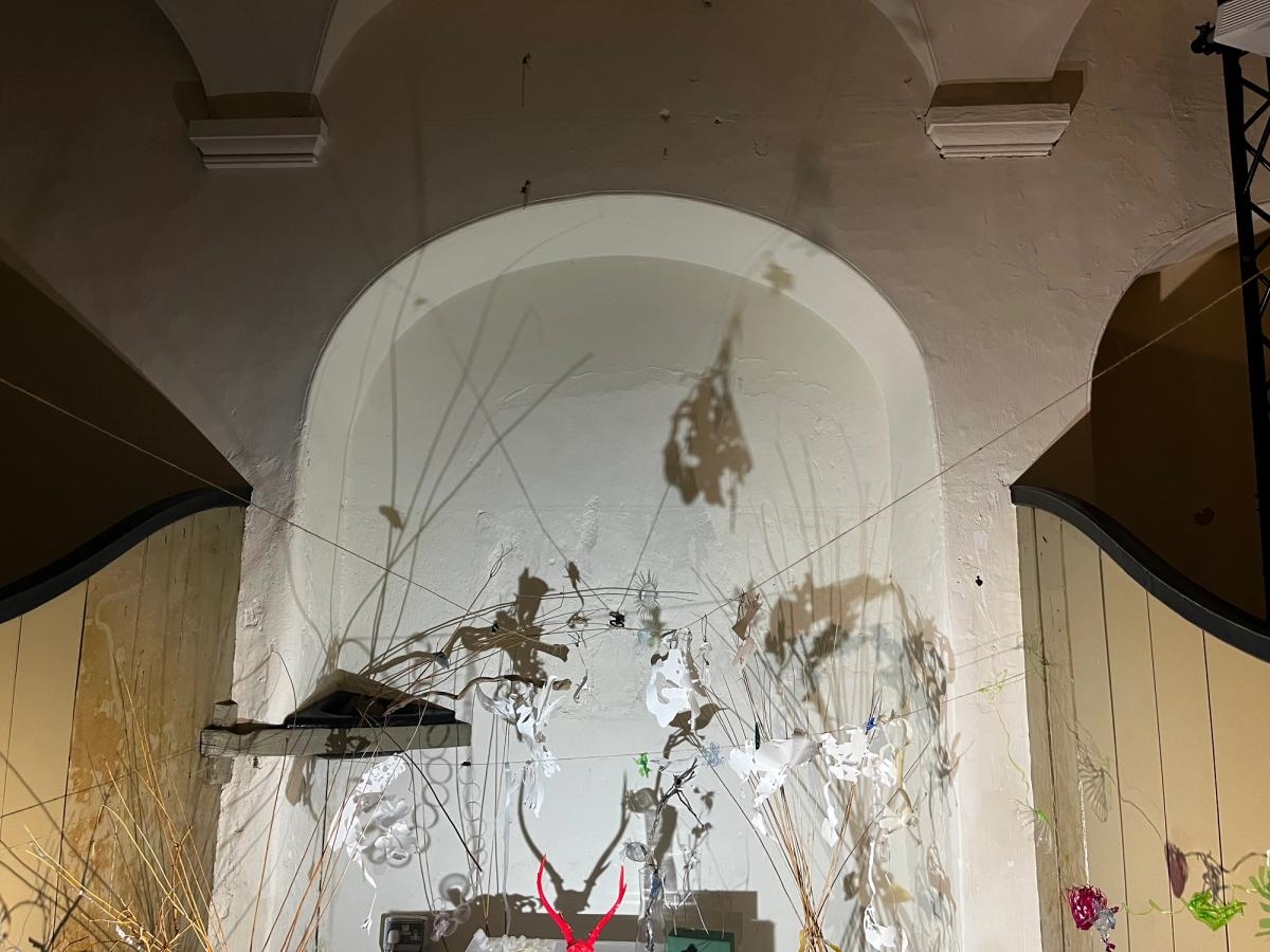 Shadow installation in Castletown House stables